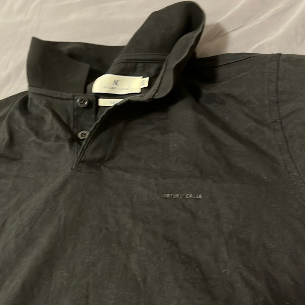 All black polo